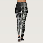 抽象的な白黒レギンス レギンス (裏面)