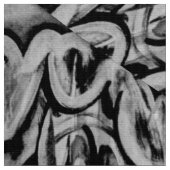 抽象的な白黒生地 ファブリック (クローズアップ)