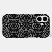 抽象的な矢印のグランジパターンとソフトパステル Case-Mate iPhoneケース (裏面 (横))