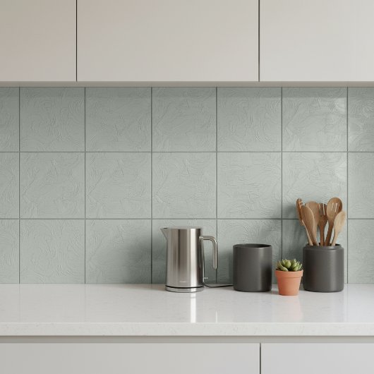 抽象的な石膏ブラシ テクスチャー セージ ID1287 タイル