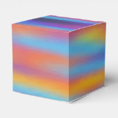 抽象的な砂漠の夕焼け空のアート作品 フェイバーボックス (裏面サイド)