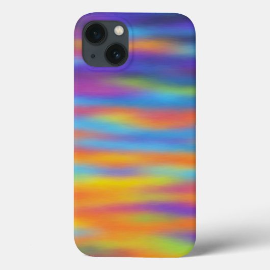 抽象的な砂漠の夕焼け空のアート作品 Case-Mate iPhoneケース (裏面)