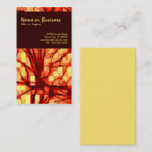 抽象的な神経 名刺 (正面/裏面)