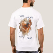 抽象的な秋のスプラッター Tシャツ (裏面)