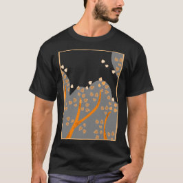 抽象的な秋の低木 Tシャツ