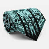 抽象的な種族パターンターコイズの緑の黒 ネクタイ (ロール)