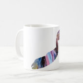 抽象的な穴子のシルエット コーヒーマグカップ (正面左)