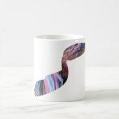 抽象的な穴子のシルエット コーヒーマグカップ (中央)