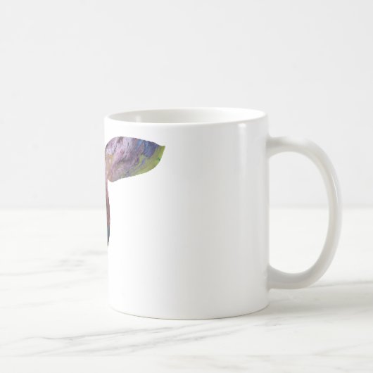 抽象的な穴子のシルエット コーヒーマグカップ (右)