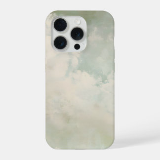 抽象的な空、パステルカラーの雲、穏やかな空の芸術、頬を染めるような色合い iPhone 15 PROケース