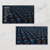 抽象的な競技場の座席 名刺 (正面/裏面)