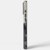 抽象的な筆致のパープル グレー ブラック Case-Mate iPhoneケース (裏面 / 左)