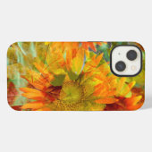 抽象的な紅葉の花 iPhoneケース (裏面横)