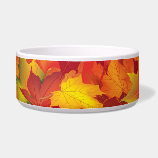 抽象的な紅葉パターン ボウル
