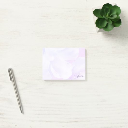 抽象的な紫の花びら ポストイット (オフィス)