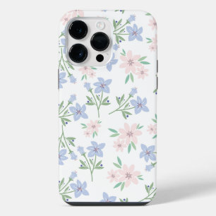抽象的な紫の野の花 iPhone 14 PRO MAXケース