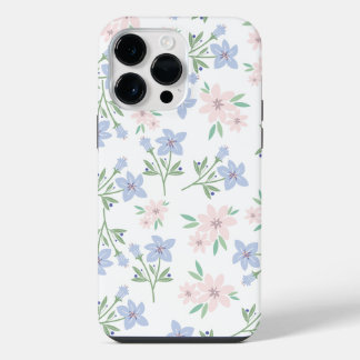抽象的な紫の野の花 iPhone 14 PRO MAXケース