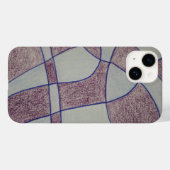 抽象的な紫のiPhone / iPadケース Case-Mate iPhoneケース (裏面 (横))