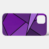 抽象的な紫色の多角形の電槽 Case-Mate iPhoneケース (裏面 (横))