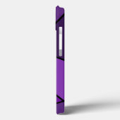 抽象的な紫色の多角形の電槽 Case-Mate iPhoneケース (裏面 / 左)