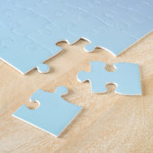 抽象的な紫青幾何学的なオンブルグラデーション ジグソーパズル (側面)