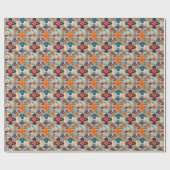 抽象的な絵の包装紙 ラッピングペーパー (フラット)