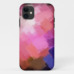 抽象的な絵画 のヴィンテージ17 iPhone 11 ケース
