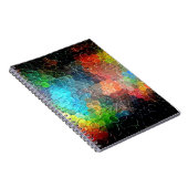 抽象的な絵画|動的色 ノートブック (右側)
