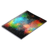 抽象的な絵画|動的色 ノートブック (左側)