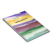 抽象的な絵 ノートブック (右側)