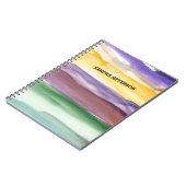 抽象的な絵 ノートブック (左側)