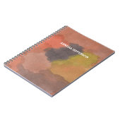 抽象的な絵 ノートブック (左側)