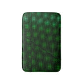 抽象的な緑の背景 バスマット (正面縦)