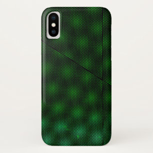 抽象的な緑の背景 iPhone X ケース