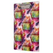 抽象的な緑、赤い壁紙 クリップボード (左)