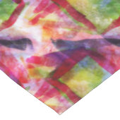 抽象的な緑、赤い壁紙 テーブルクロス (アングル)