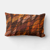 抽象的な織物パターン1 ランバークッション (裏面)