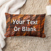 抽象的な織物パターン1 ランバークッション (ブランケット)