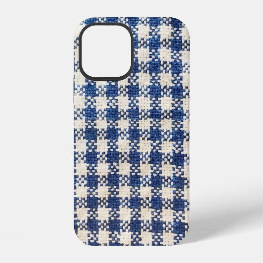 抽象的な織物模様テクスチャ背景 iPhoneケース (裏面)