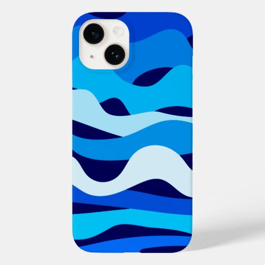 抽象的な美しい波 Case-Mate iPhoneケース (裏面)