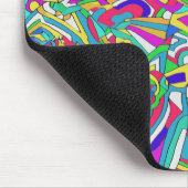 抽象的な肖像画 マウスパッド (コーナー)