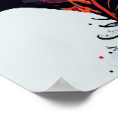 抽象的な背景 カラフル ポスター (角)