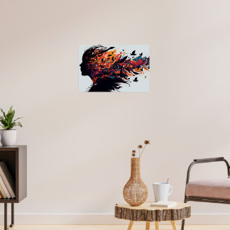 抽象的な背景 カラフル ポスター