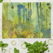 抽象的な背景 キッチンタオル (折り畳み)