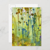 抽象的な背景 ポストカード (正面/裏面)