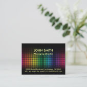 抽象的な背景 名刺 (スタンド正面)