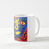 抽象的な自己Portrait1 コーヒーマグカップ (正面右)