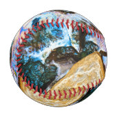 抽象的な自然の静水 野球ボール (正面左)