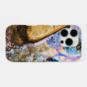 抽象的な自然の静水 iPhoneケース (裏面横)