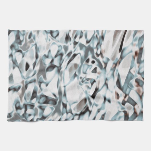 抽象的な自然アート キッチンタオル (横)